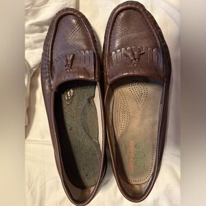 SAS Women’s Rich Brown Leather Loafers